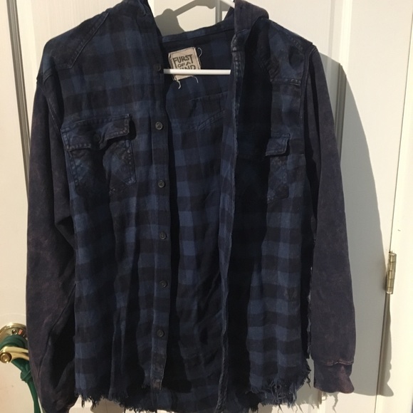 LF Tops - LF button up/sweatshirt mix